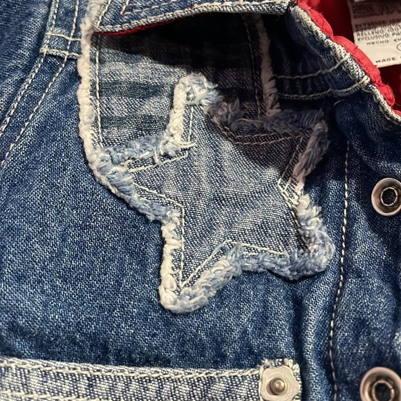 Harley Davidson lined snap closure Jean jacket size 12 months - Picture 4 of 7